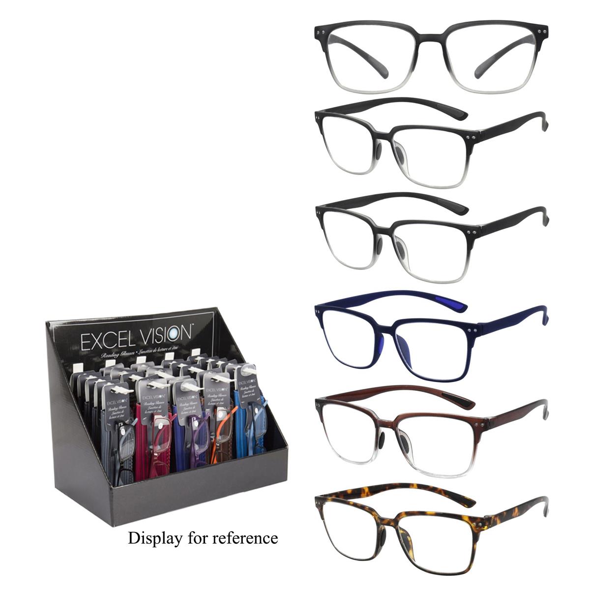 Excel V. Readers w Rubber Finish ,w Pin Hinge