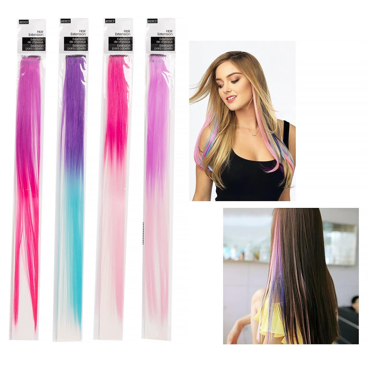 Ombre Hair Extension, w clip