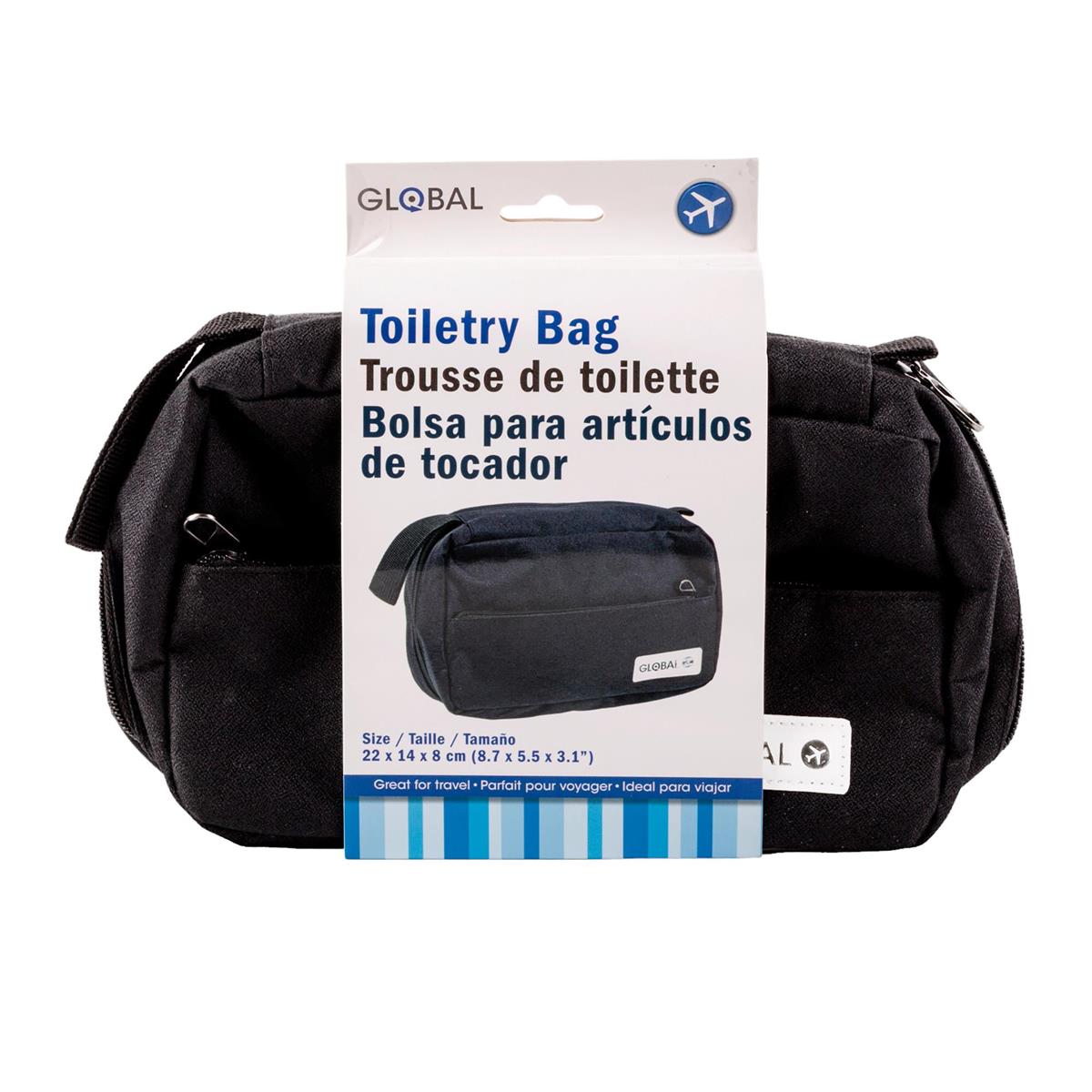 Global Toiletry Bag, 22x14x8cm