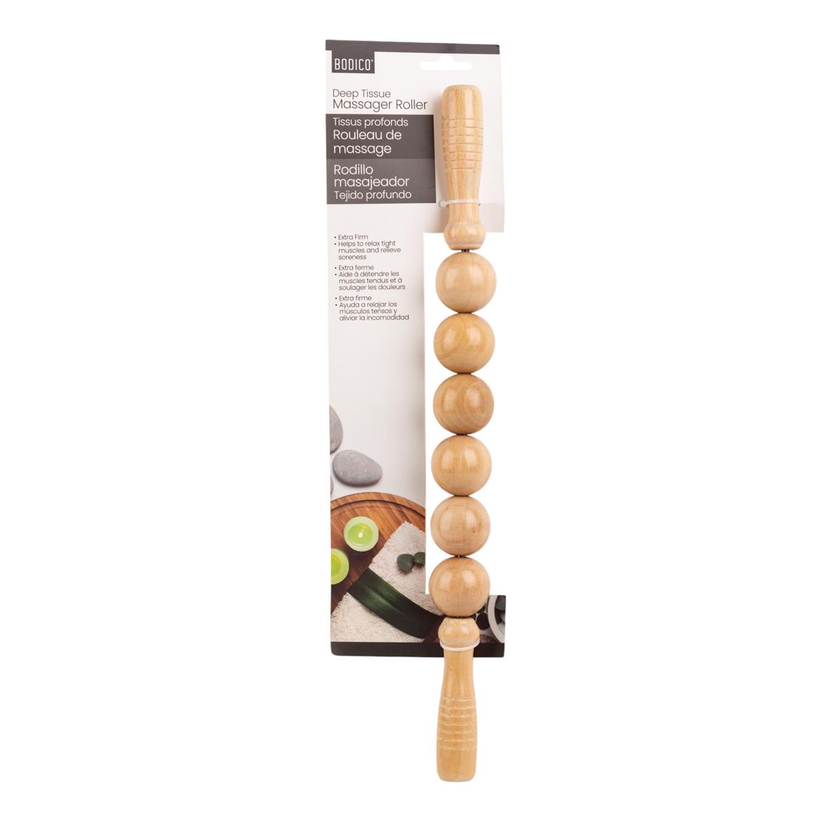 Wooden Body Massage Roller Stick