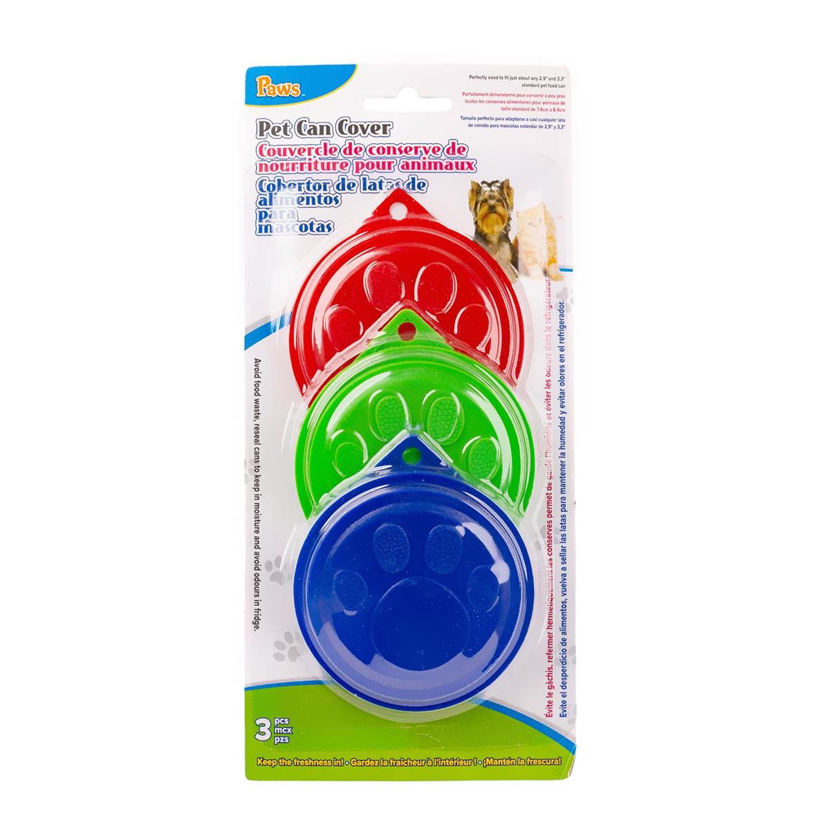 PAWS 3pc Pet Can Cover