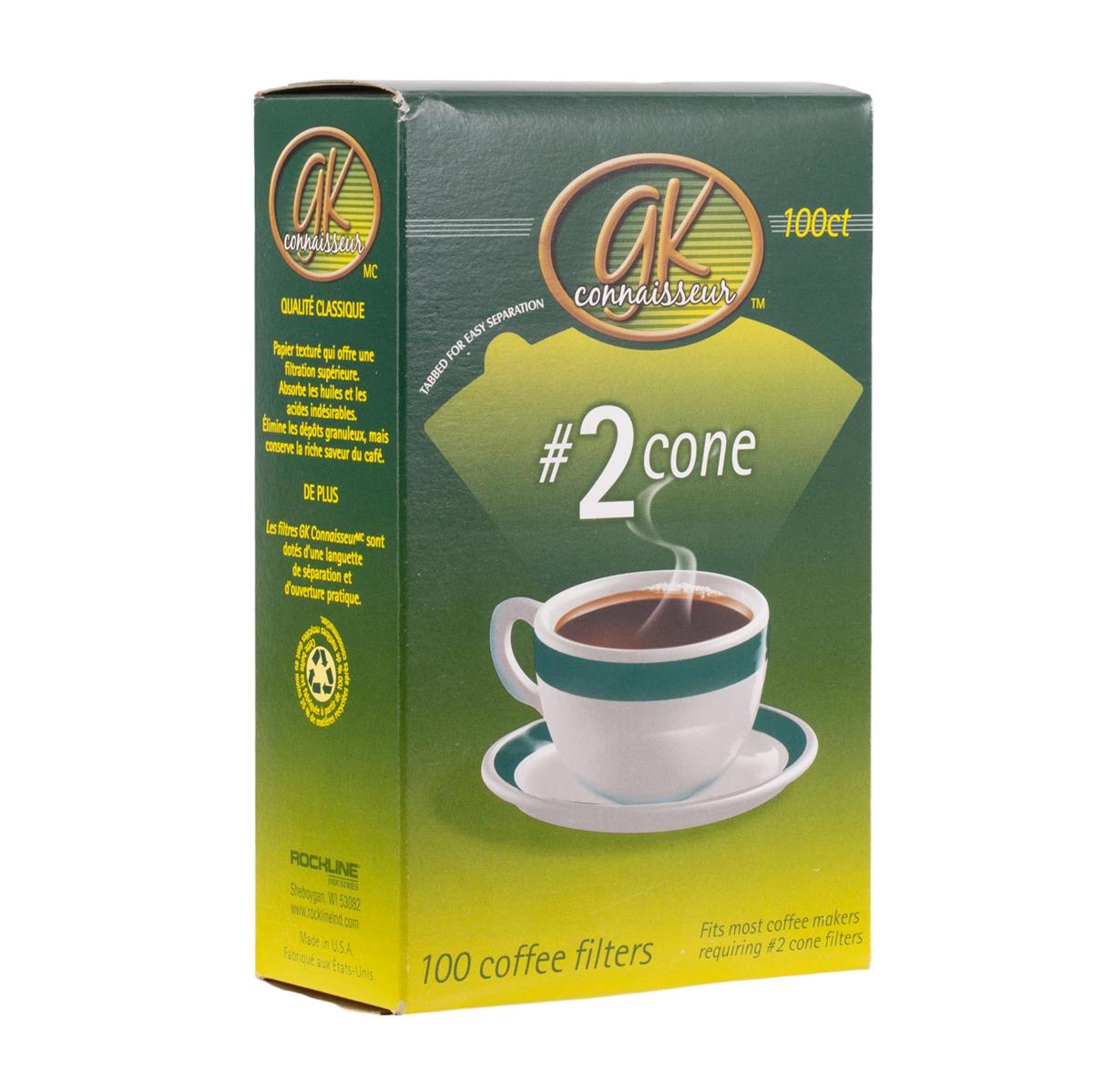 100-Pack #2 Cone Coffee Filters