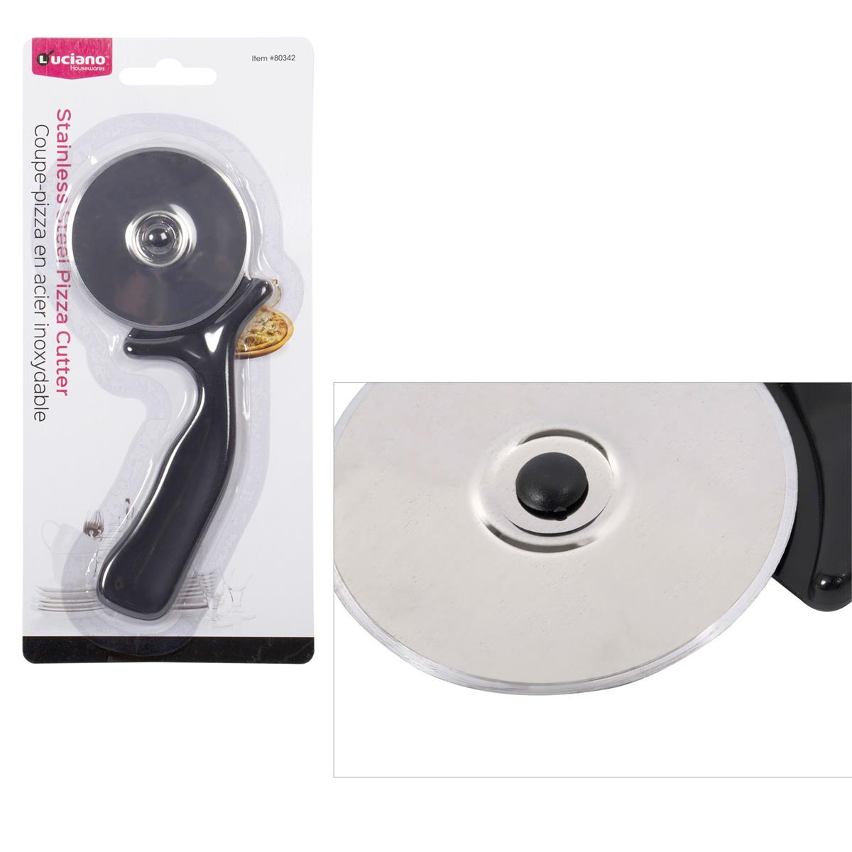Luciano Pizza Cutter with Plastic Handle