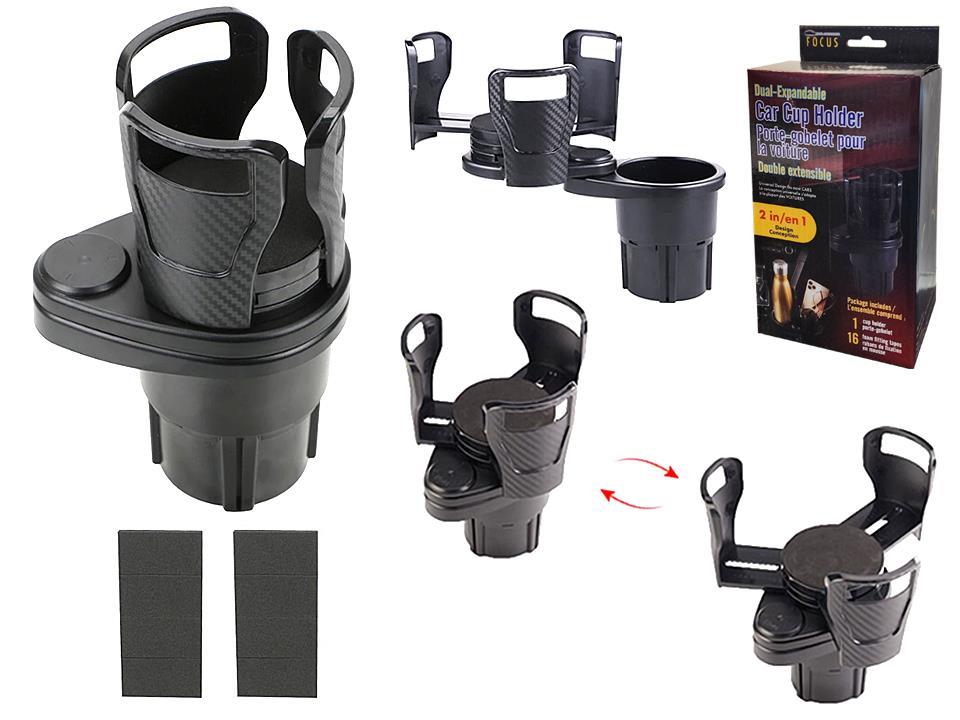 Dual Expandable Car Cup Holder, 2pcs