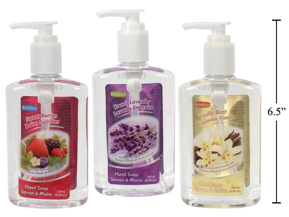 Bodico 237ml Liquid Hand Soap, Pump Bottle