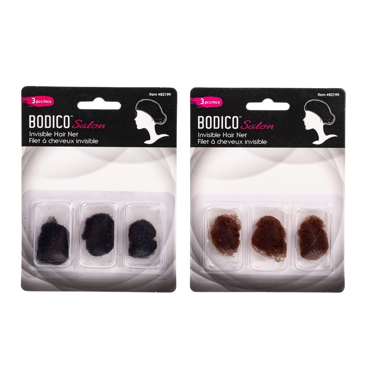 Bodico 3-Pc Invisible Hair Net