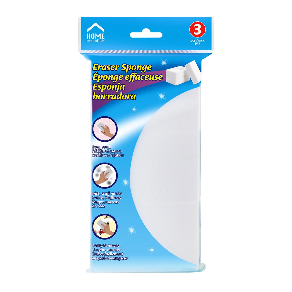 3-Piece Eraser Sponge