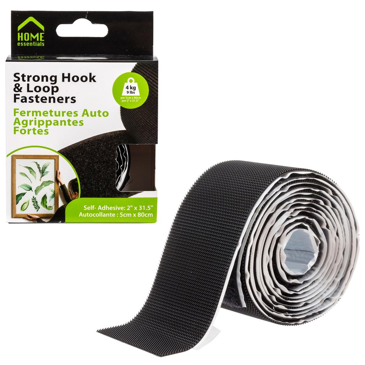 H.E. Hook & Loop Fasteners 50mmx31.5", Strong hold
