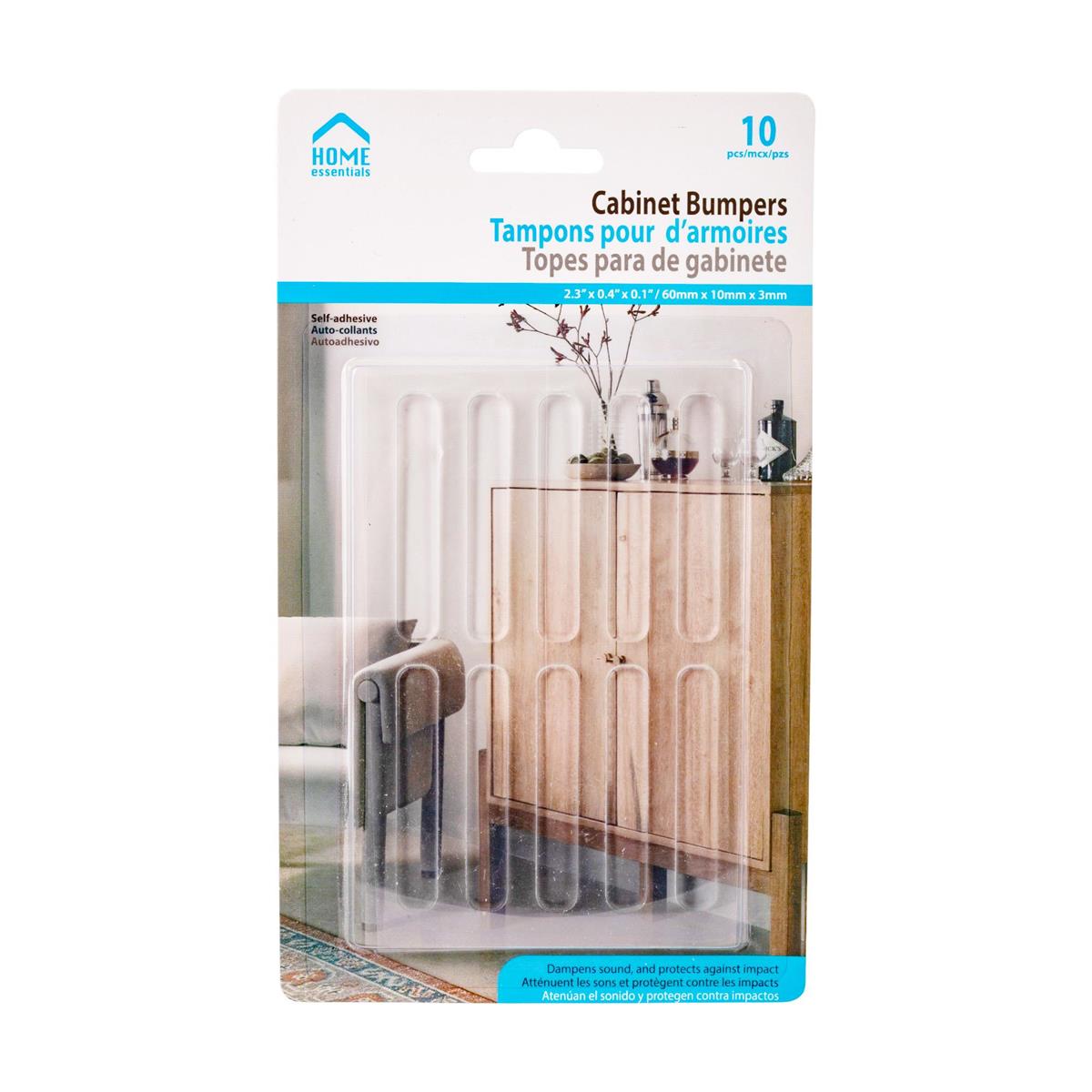 10-Piece Cabinet Door Bumpers