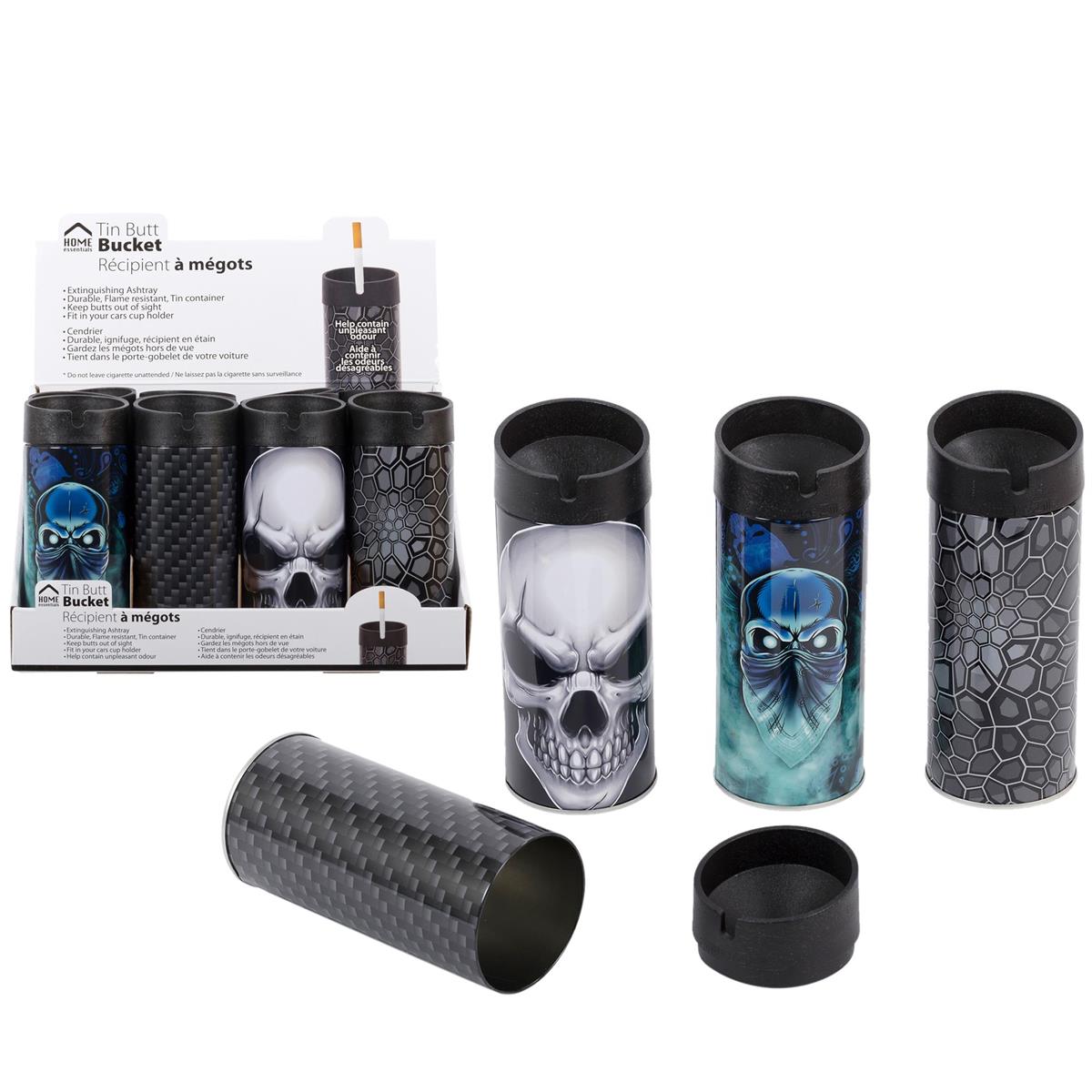 H.E. Tin Butt Bucket, 4 colors