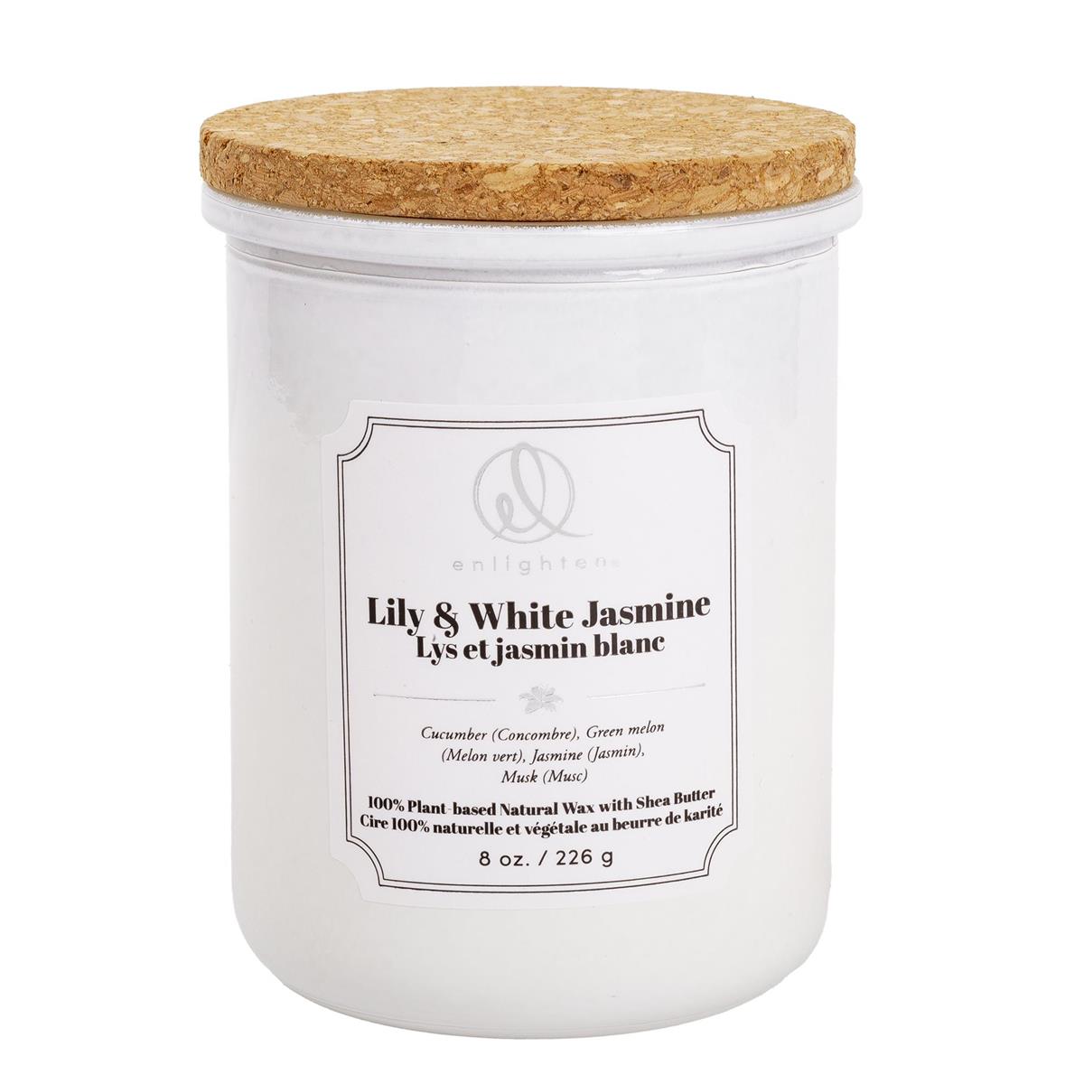 Enlighten Candle, Lily+WhiteJasmine, D80*H100mm