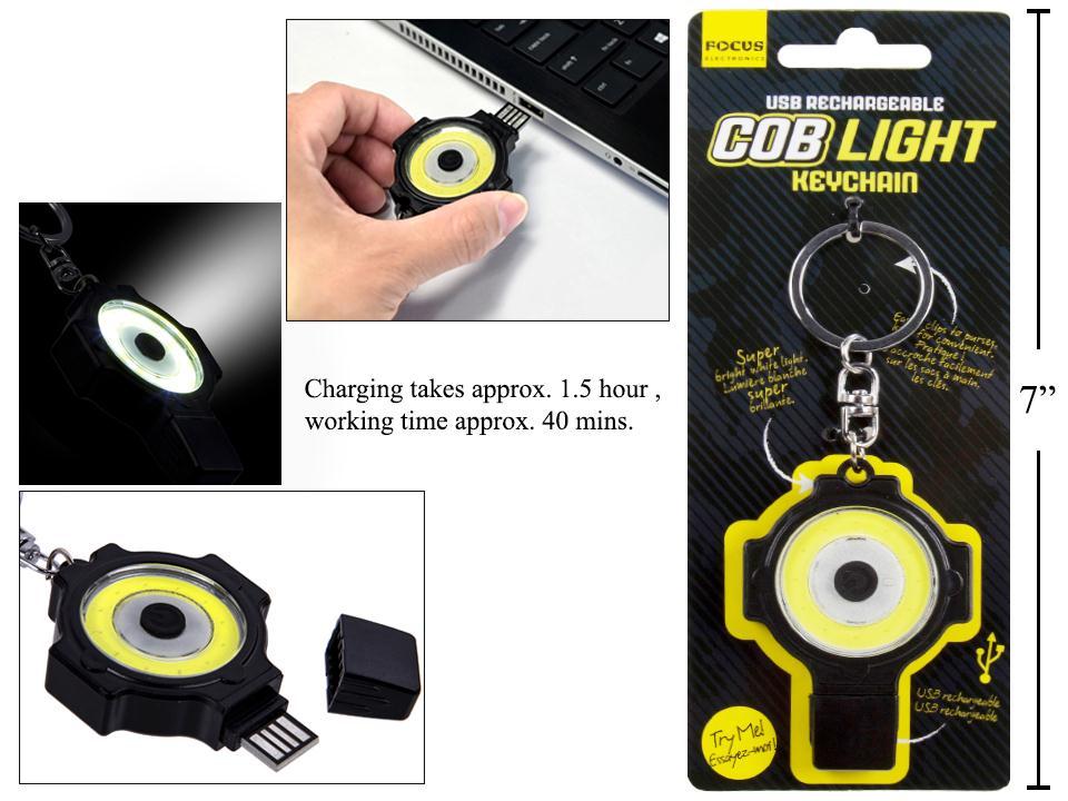 Focus Electronics USB Rechargeable COB Light