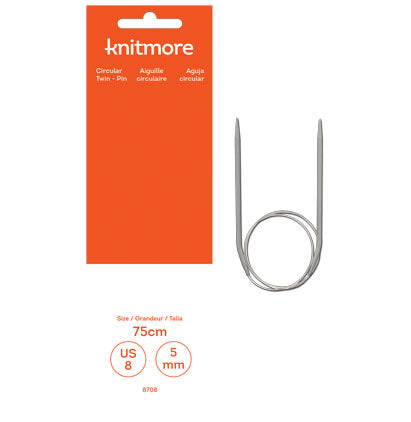 75 cm Circular Knitting Needles, 5 mm