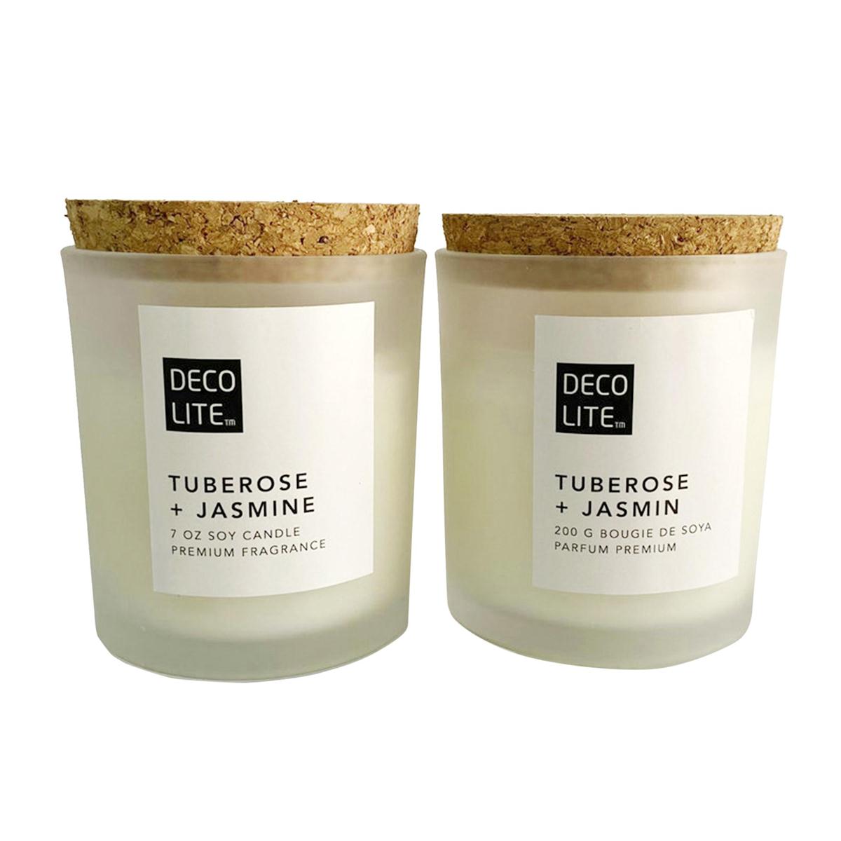 Soy Glass Jar Candle, Tuberose, 200/460g