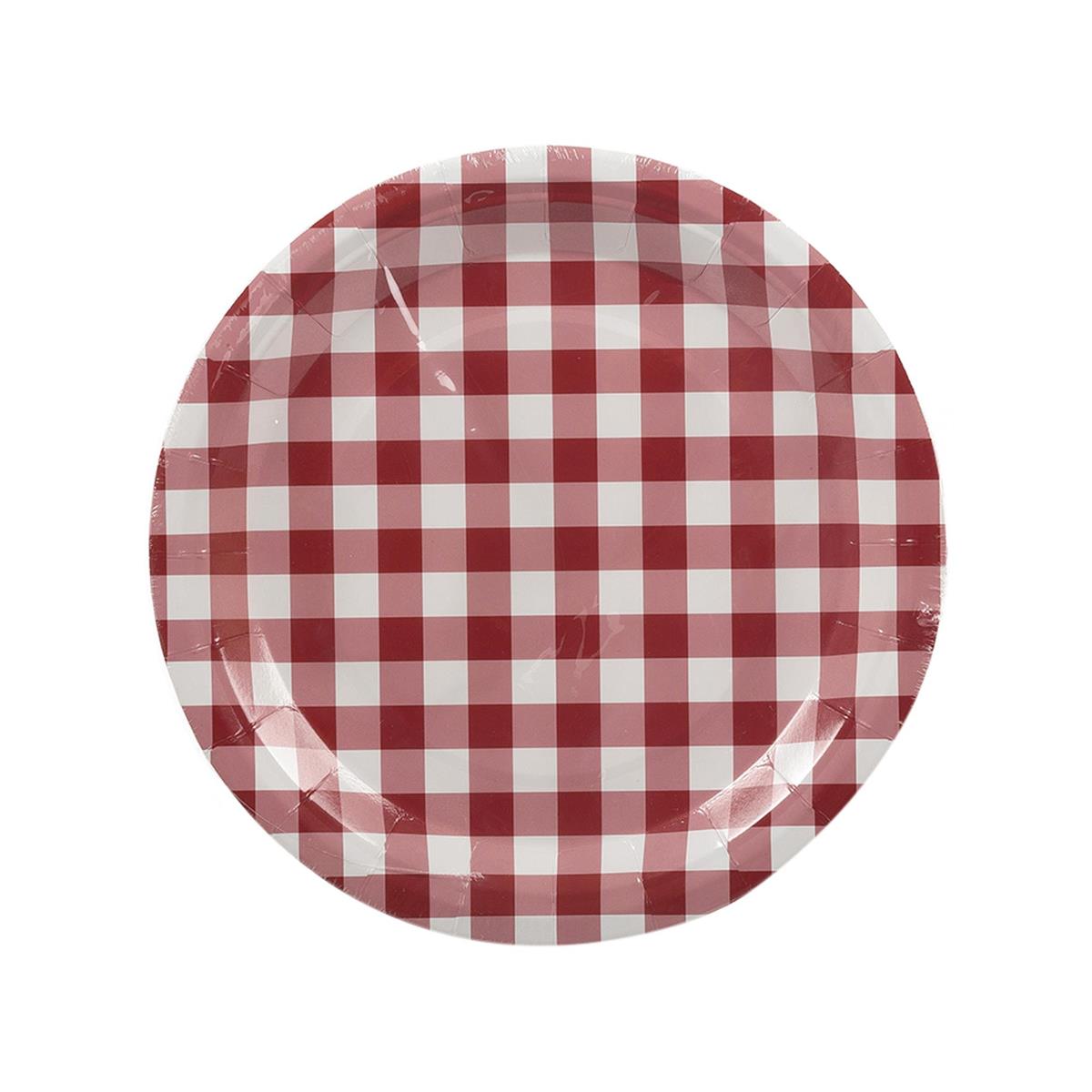 BBQ 7" Paper Plates, 8ct