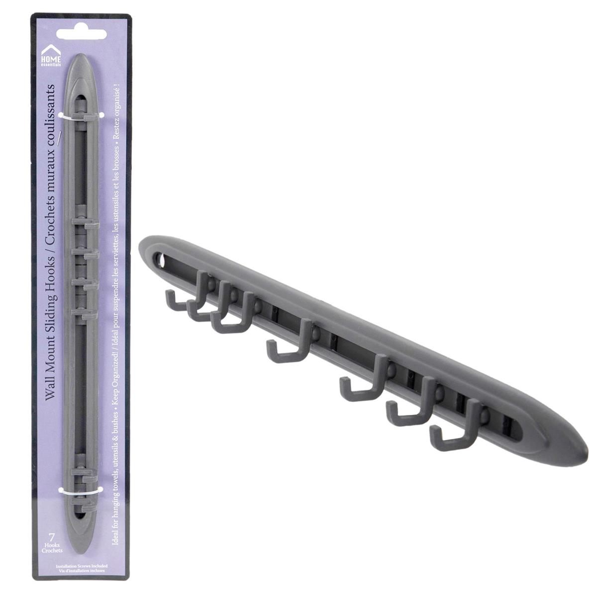 Wall Mount Sliding Hook, 40cm