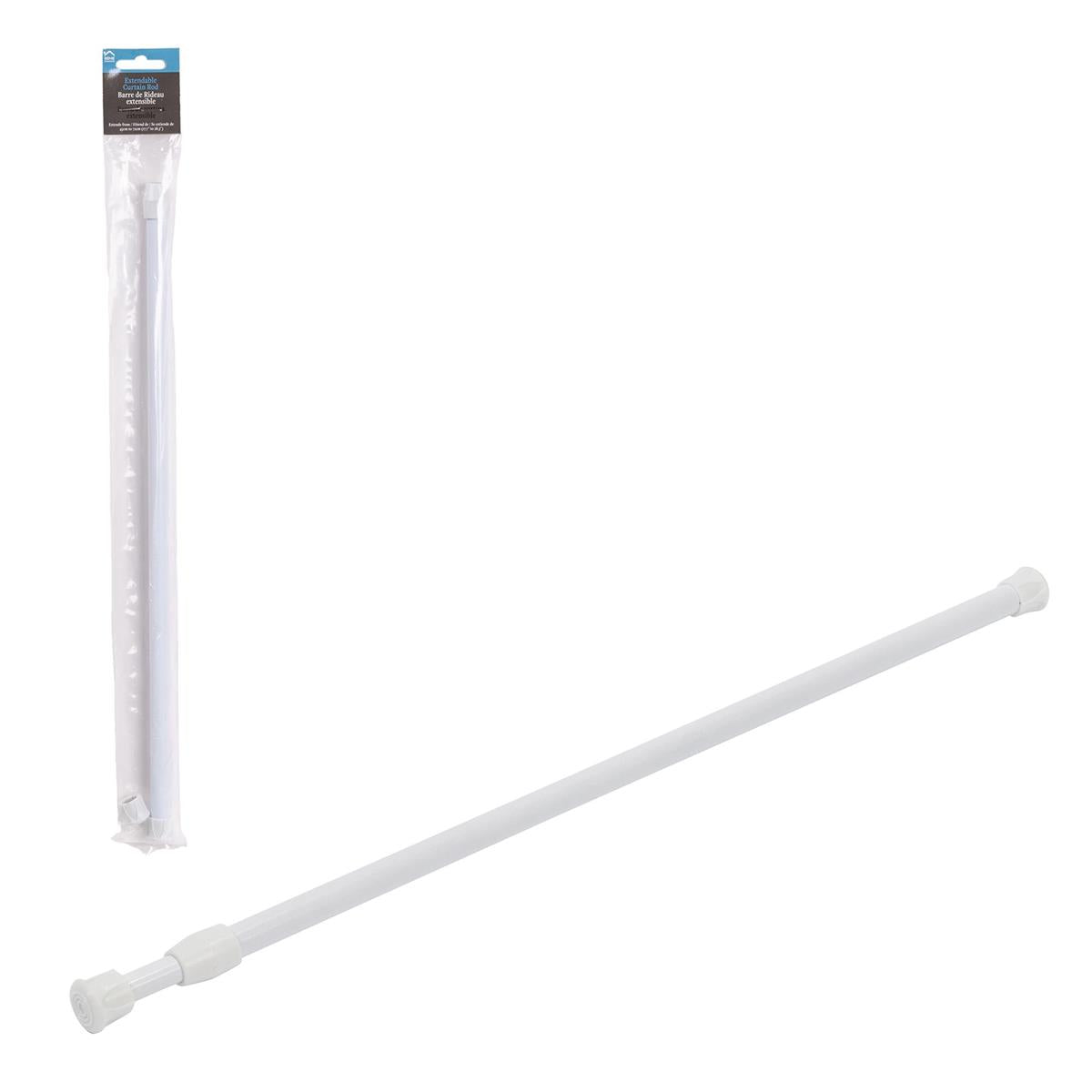 Tension Curtain Rod 18" to 28"