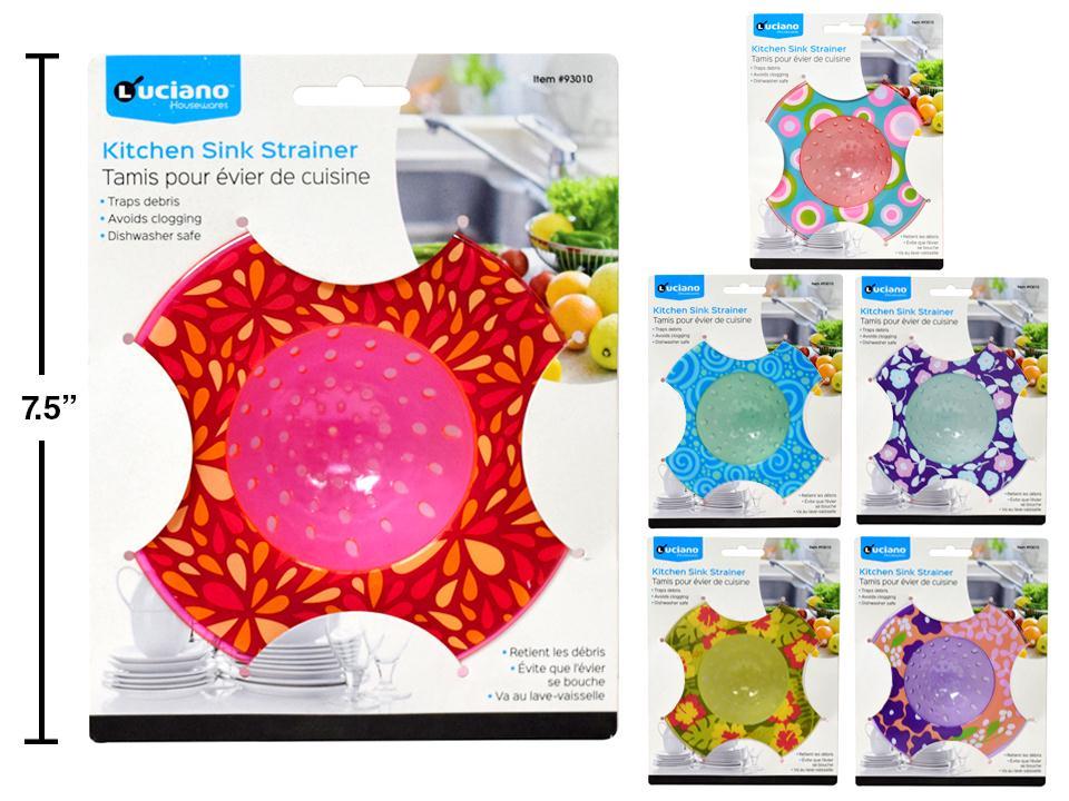 Luciano Sink Strainer with Pattern