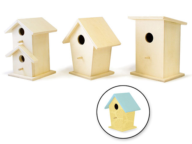 Wood Craft: 6" Birdhouses