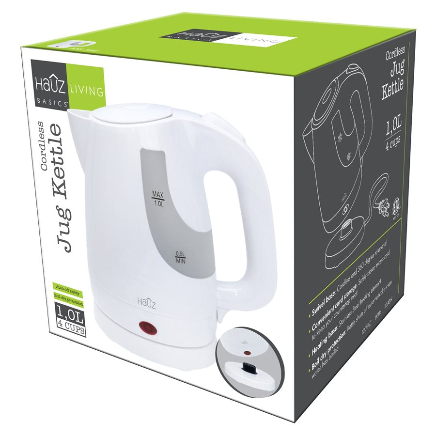 1L Cordless Jug Kettle