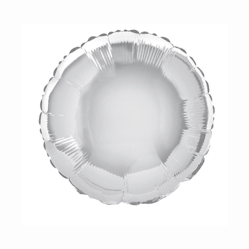 Solid Round Foil Balloon 18"