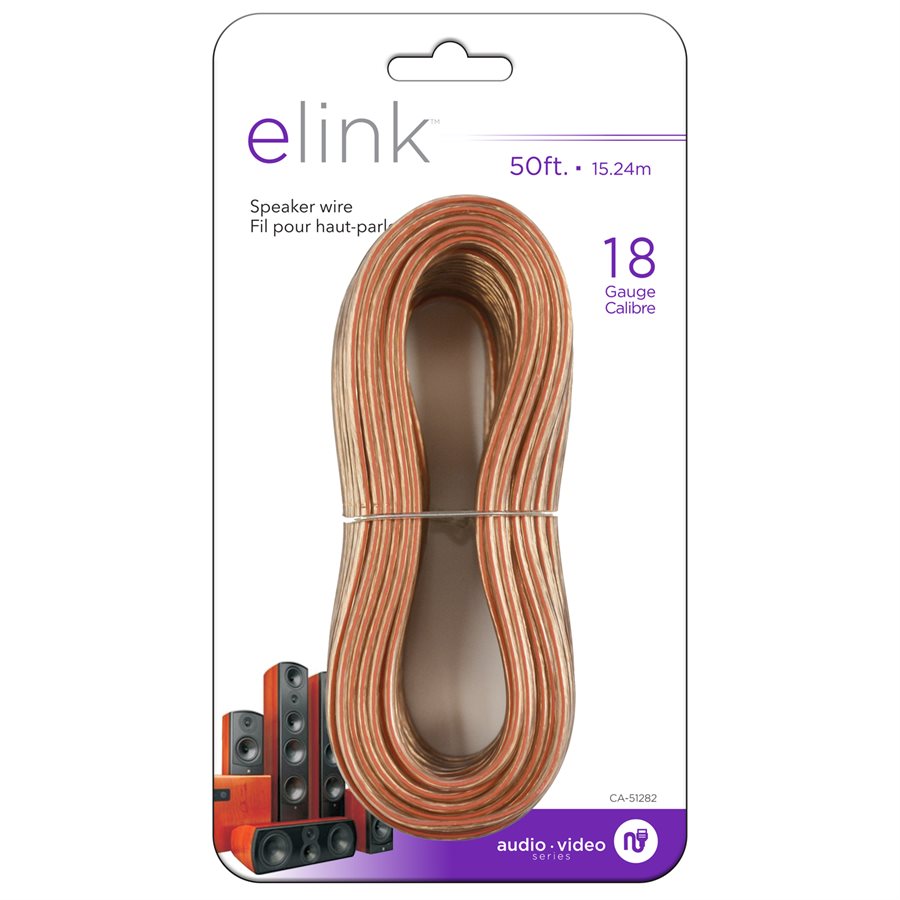 50 Ft. 18 AWG Speaker Wire