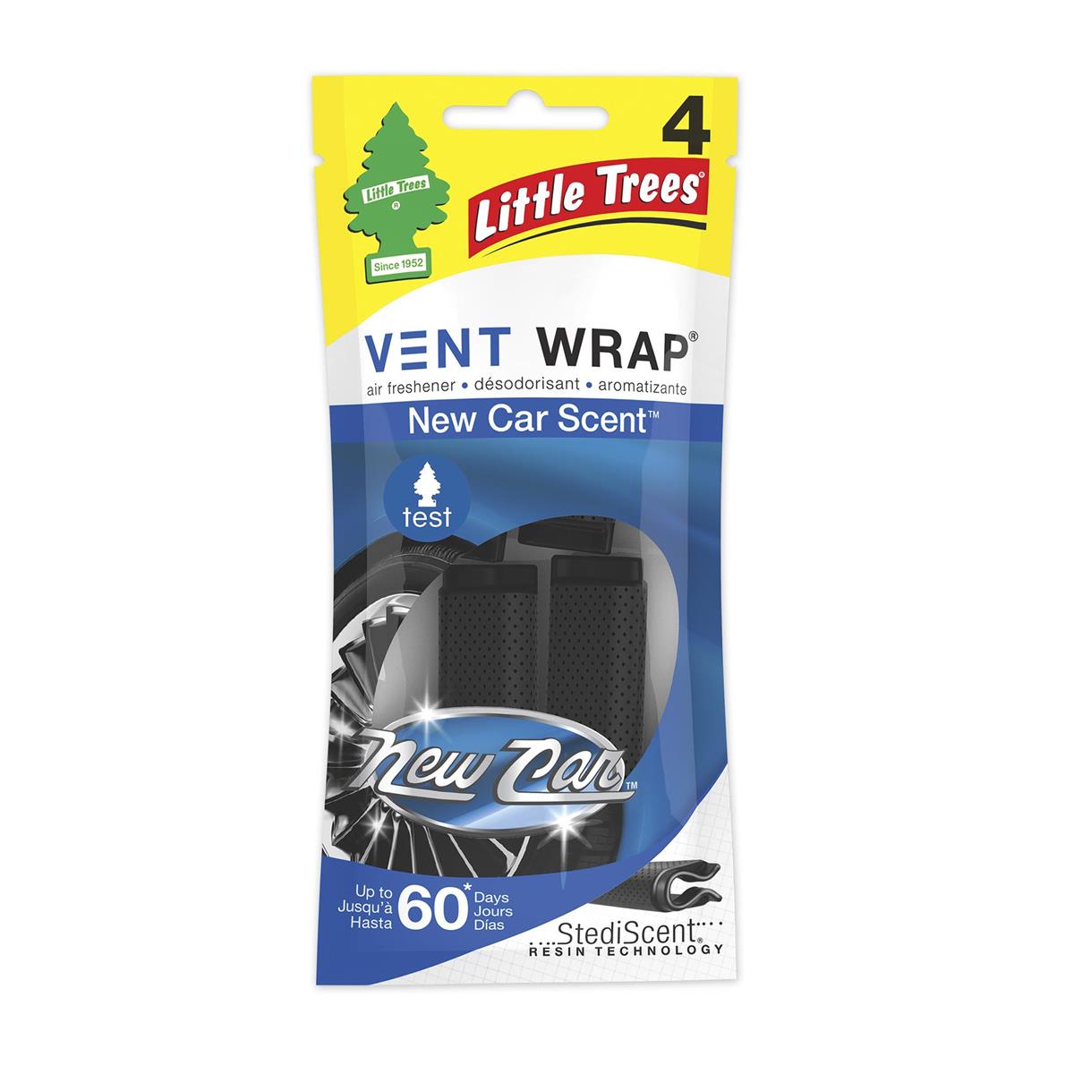 Little Trees Air Fresheners, Vent Wrap, New Car Scent