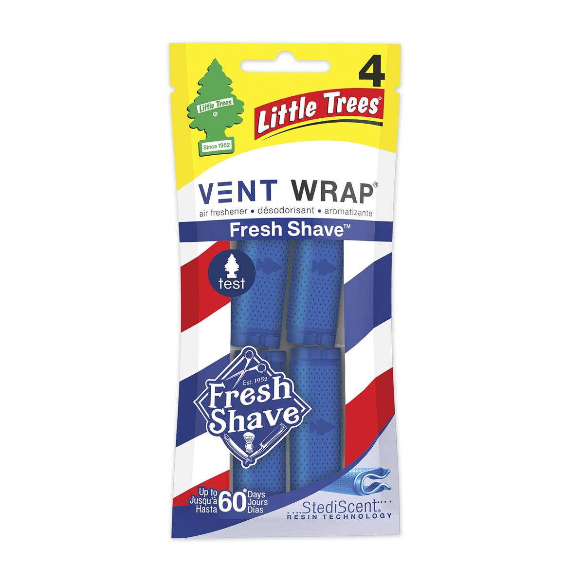 Little Trees Air Fresheners, Vent Wrap, Fresh Shave