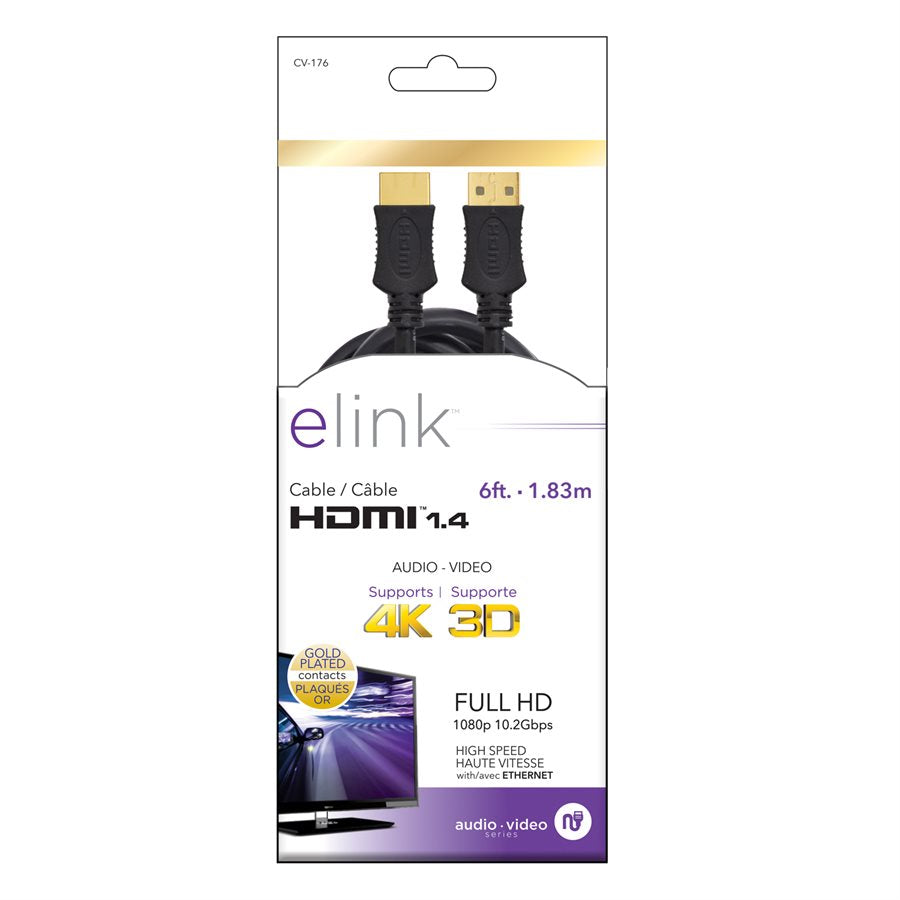 6 Ft. HDMI 1.4 Cable
