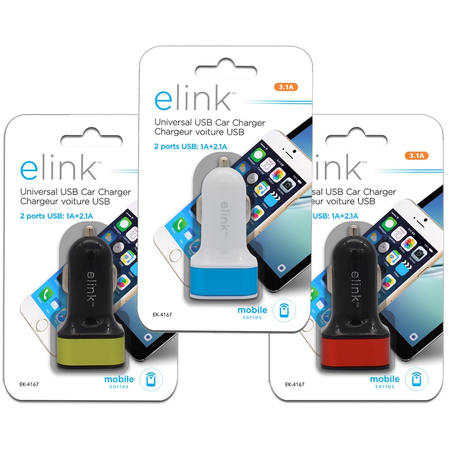 3.1A Dual-Port USB Car Charger