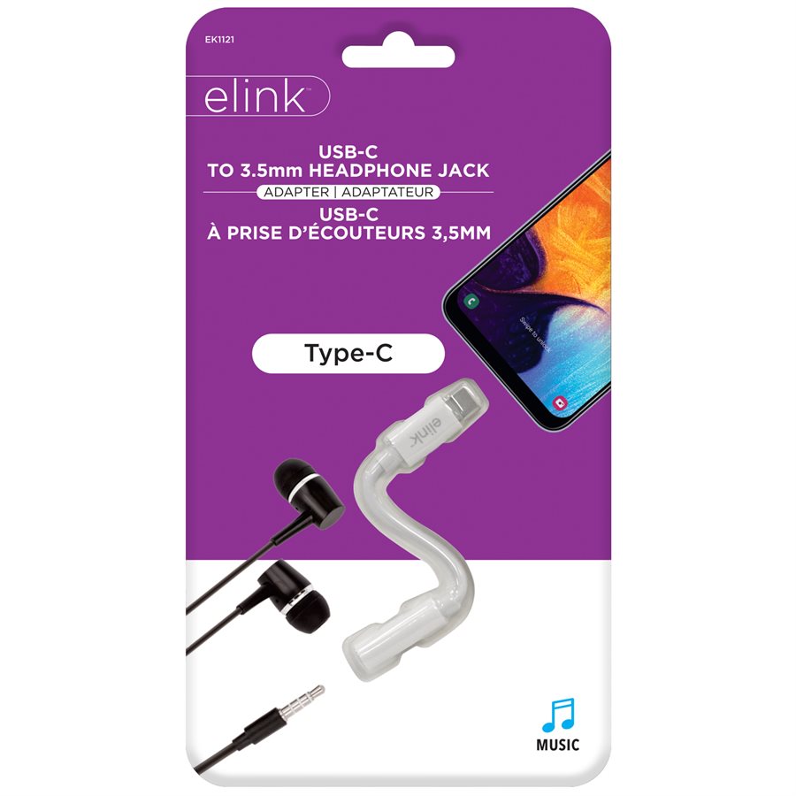 Type-C to 3.5mm Headphone Jack Adapter