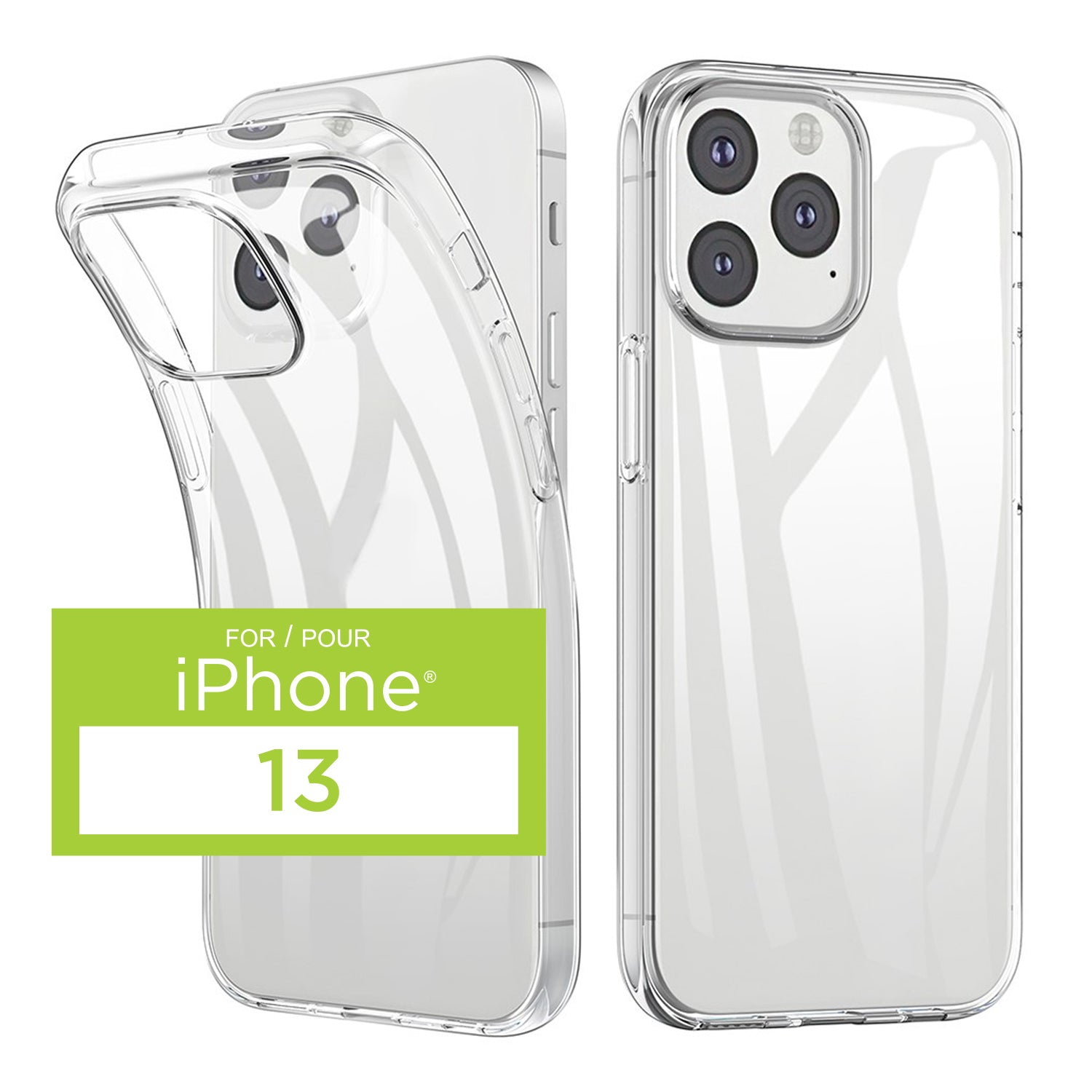 Clear TPU Phone Case for iPhone 13