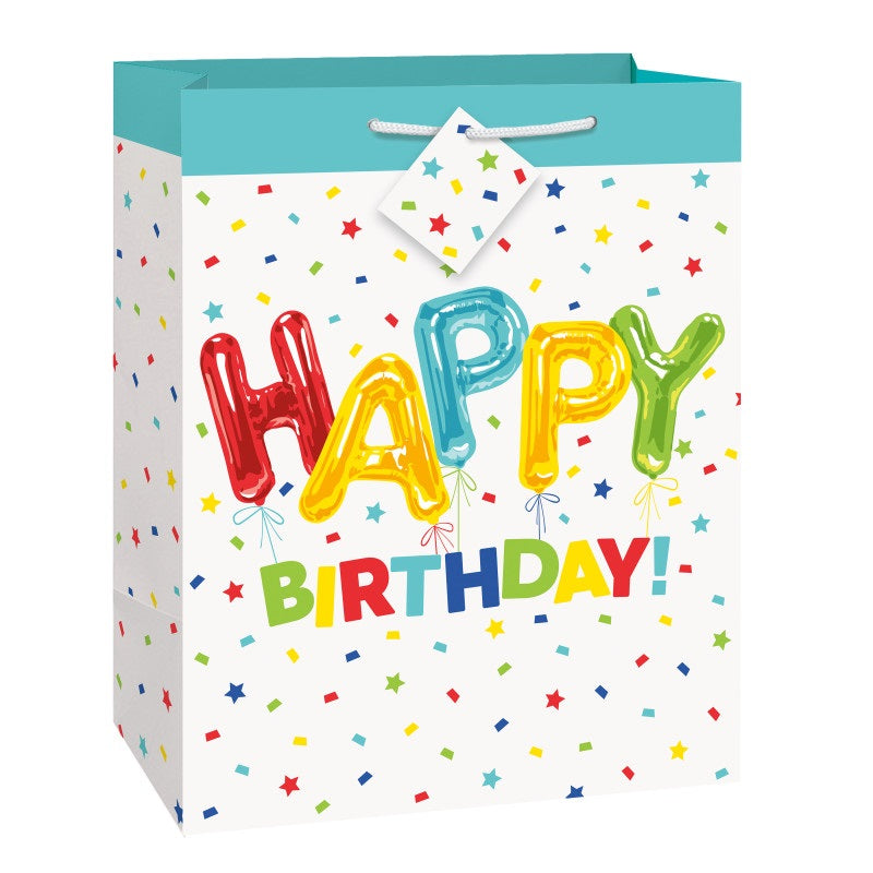 Happy Balloon Birthday Gift Bag