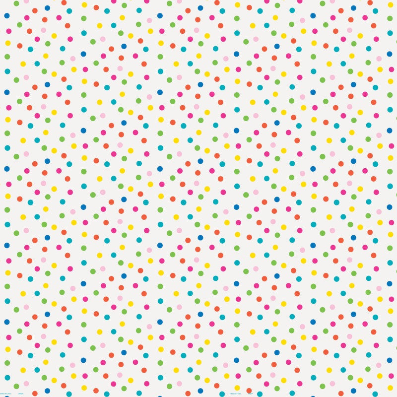 Confetti Cake Birthday Gift Wrap 30 X 5 Ft