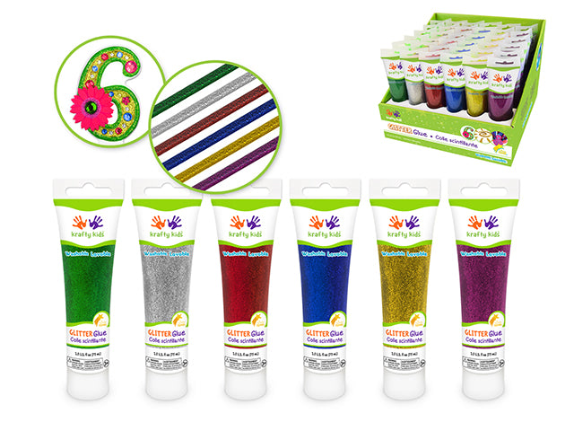 Twinkle Town: 75ml Glitter Glue Tubes