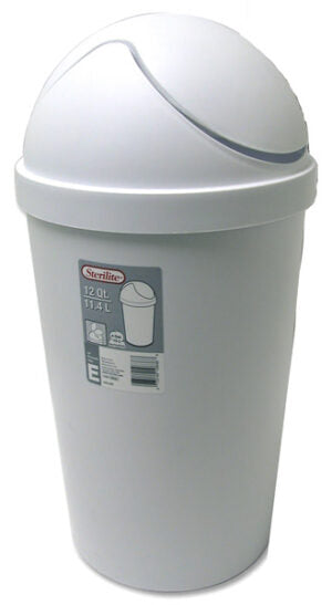 Round Swing Top Waste Basket