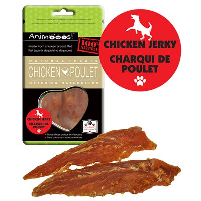 Dog Treats; All Natural Chicken Jerky; 2.65oz