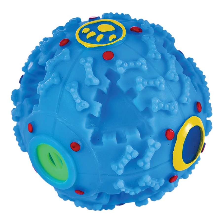 3" Dog Food Treat Ball with Sound Feature
