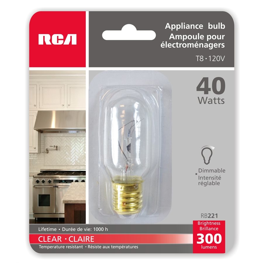 Small 40W Appliance Bulb