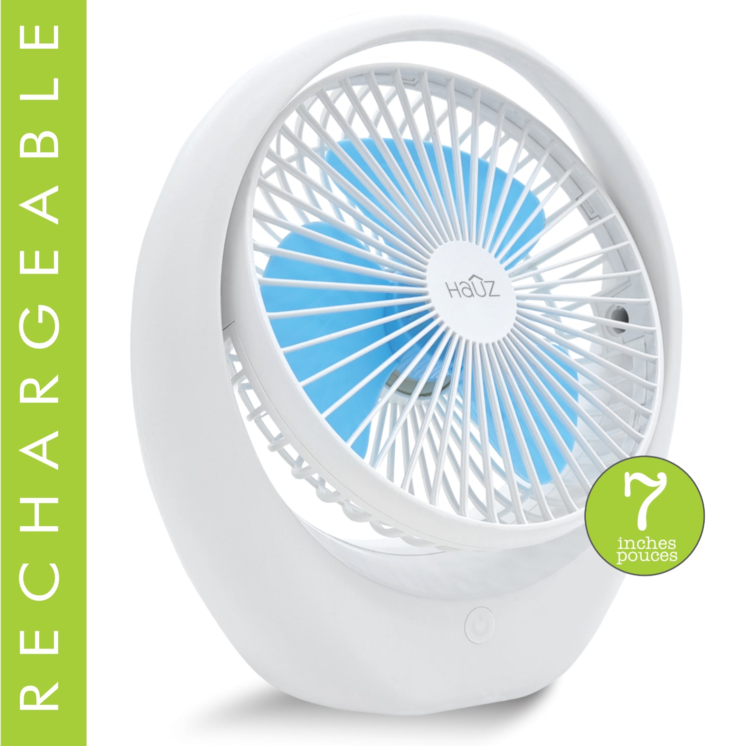 HAUZ 7¡± Rechargeable Desktop Fan