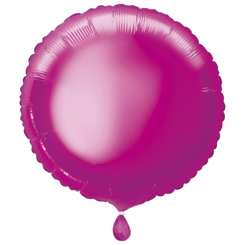 Solid Round Foil Balloon 18"