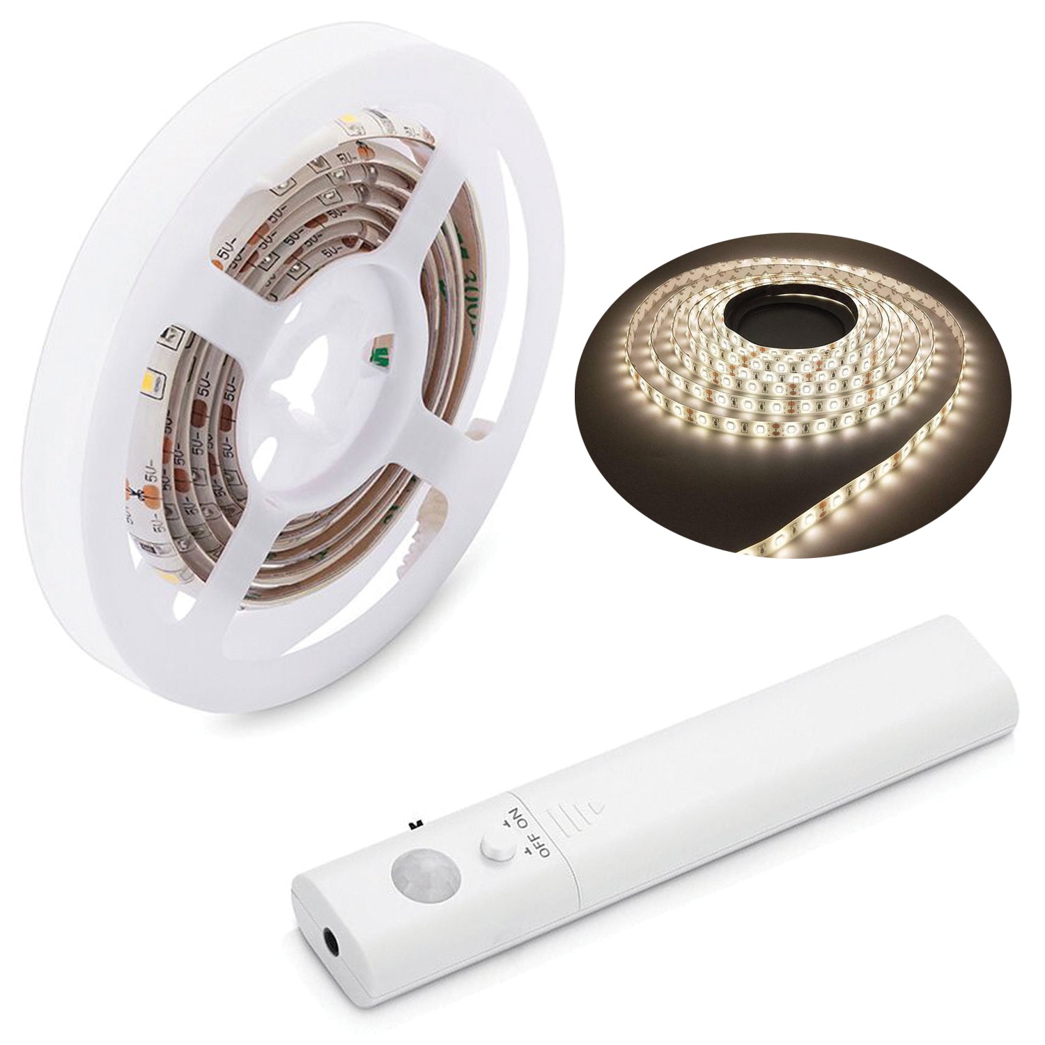 Boost Motion Activated LED Strip Light, 6.6 ft