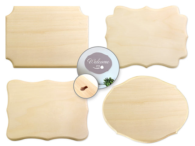 Wood Decor Fancy Plaques 5.25"X7"