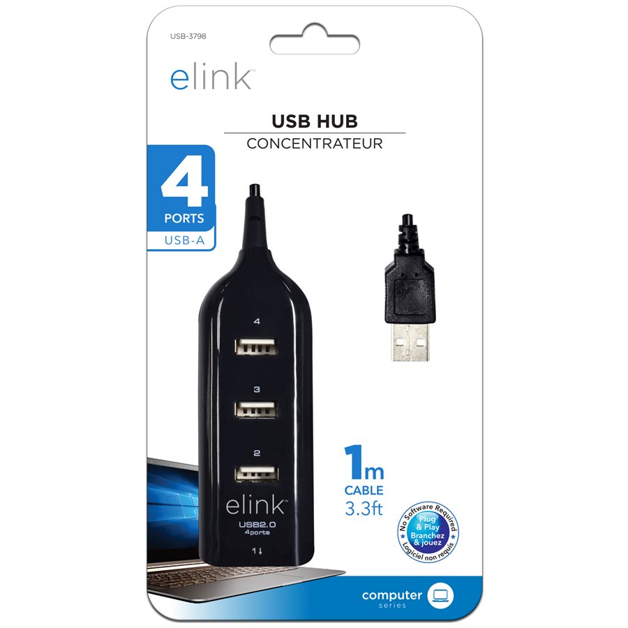USB 4-Port Hub
