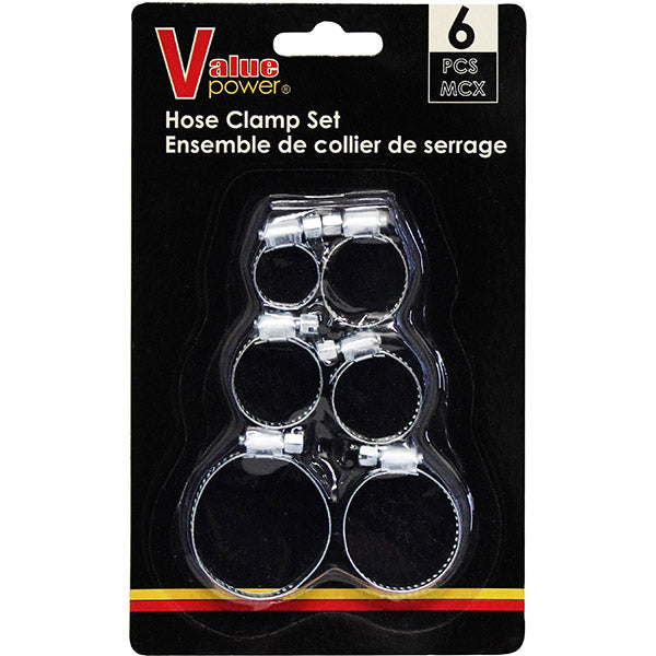 6-Pack Hose Clamp Set