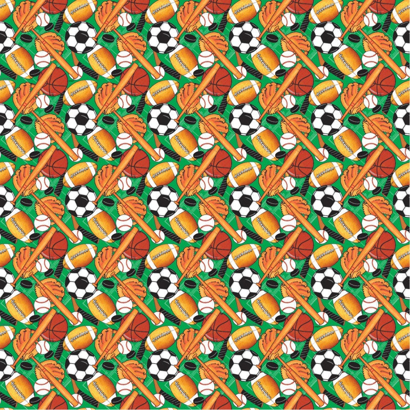 Classic Sports Gift Wrap 30 X 5 Ft