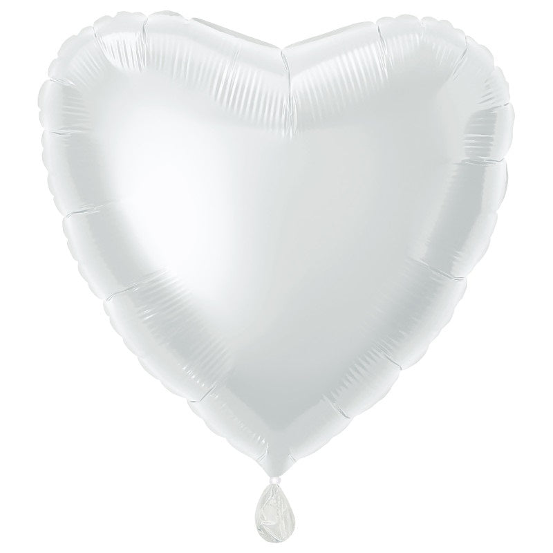 Solid Heart Foil Balloon 18"