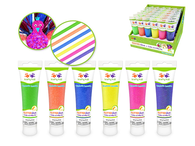 Twinkle Town: 75ml Glitter Glue Tubes
