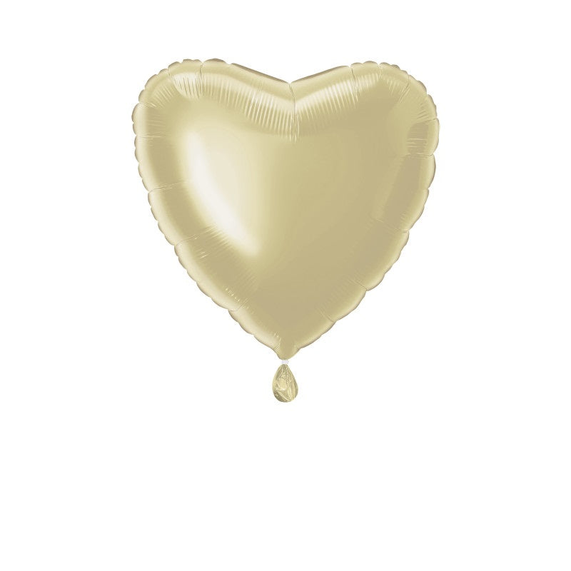 Solid Heart Foil Balloon 18"