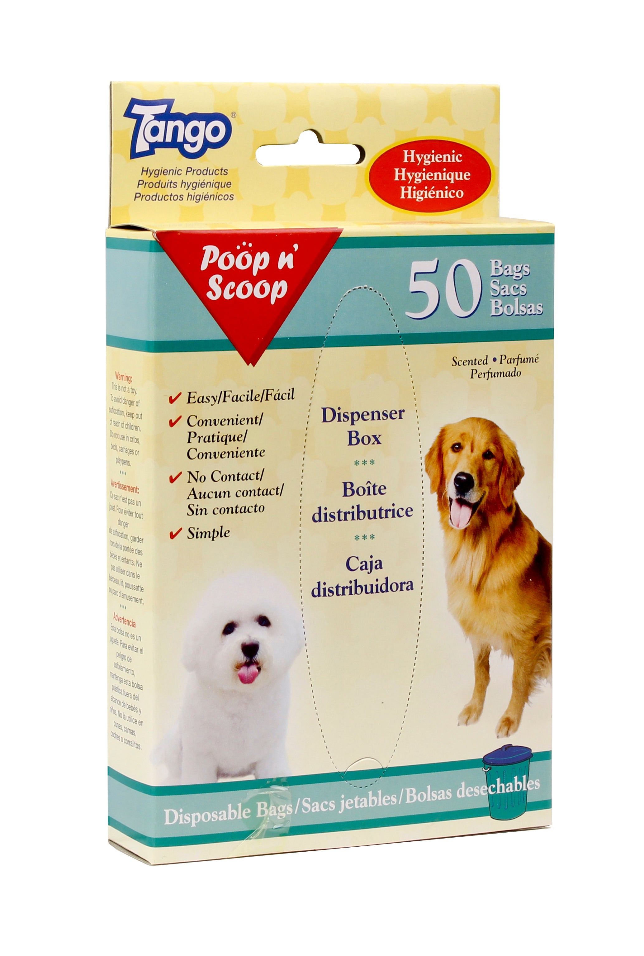 Tango Poop-N-Scoop Bags - Scented 50/Box